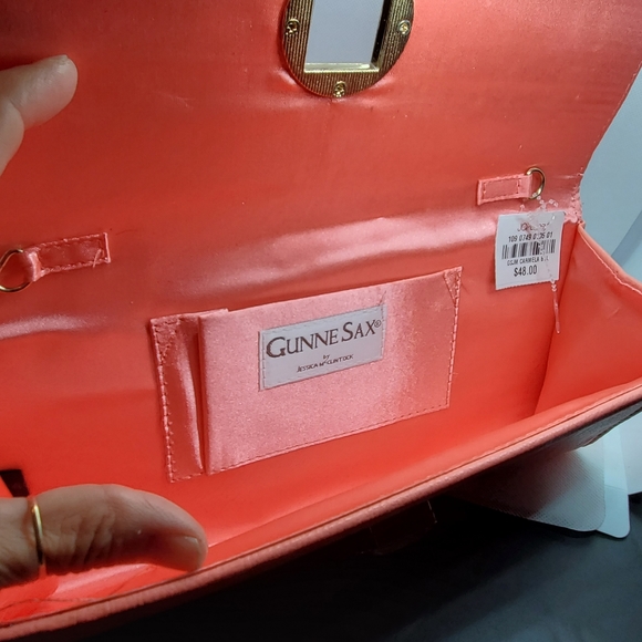 Vintage Gunne Sax Pink Leather Clutch - Picture 7 of 10